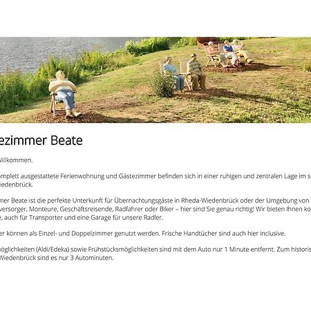 Gaestezimmer Beate Und Ferienwohnung Rheda Wiedenbrueck المظهر الخارجي الصورة